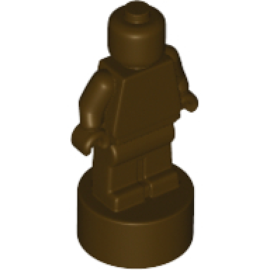 dark brown minifigure utensil statuette trophy