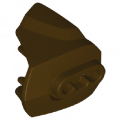dark brown hero factory armor with ball joint socket - size 3