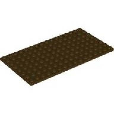 dark brown plate 8 x 16