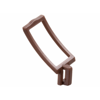 dark brown minifigure utensil scabbard with shoulder strap