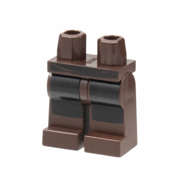 dark brown hips and legs with sw jedi robe with black coattails pattern