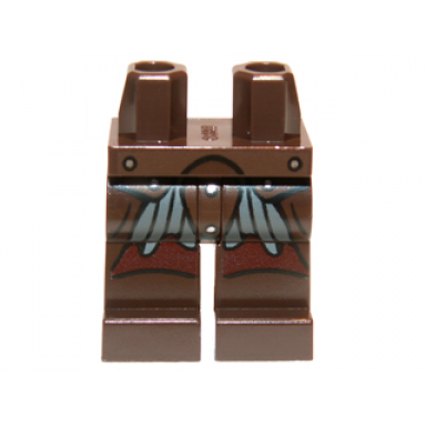 dark brown hips and legs with leather armor pattern uruk-hai