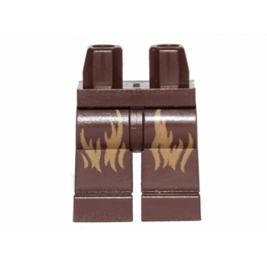 dark brown hips and legs with medium nougat fur pattern sw chewbacca