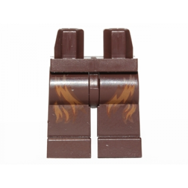 dark brown hips and legs with dark orange fur pattern sw wullffwarro