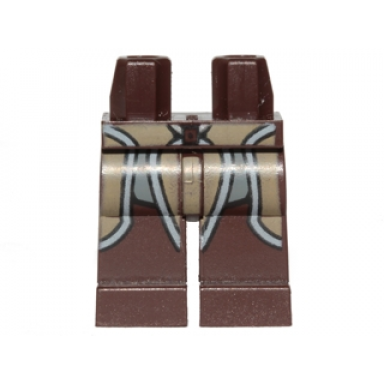 dark brown hips and legs with dark tan tunic pattern sw ahsoka tano