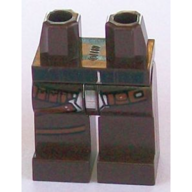 dark brown hips and legs with sw gunbelt black belt on hips pattern han solo