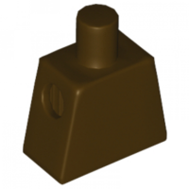 dark brown torso plain