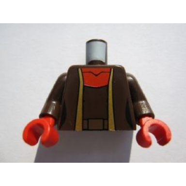 dark brown torso sw shaak ti pattern dark brown arms red hands