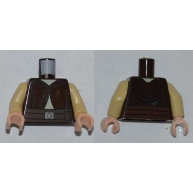dark brown torso sw ki-adi-mundi pattern tan arms light nougat hands