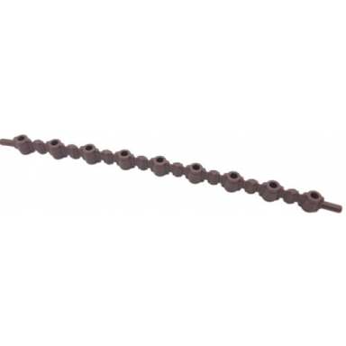 dark brown hero factory weapon ammo belt 19l with bar ends - flexible rubber