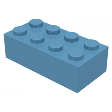 maersk blue brick 2 x 4
