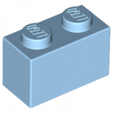 maersk blue brick 1 x 2