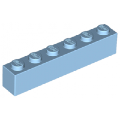 maersk blue brick 1 x 6