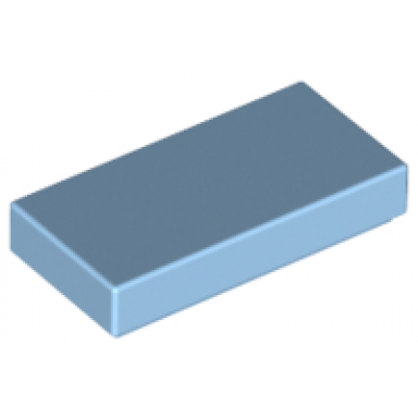 maersk blue tile 1 x 2