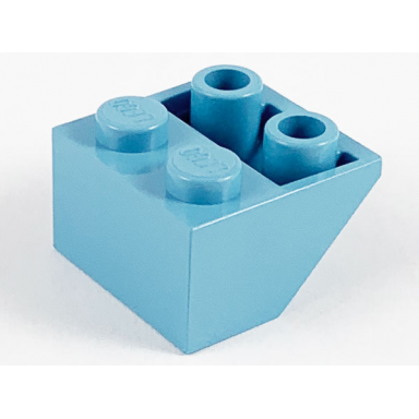 maersk blue slope inverted 45 2 x 2 with flat bottom pin