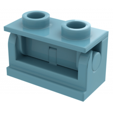 maersk blue hinge brick 1 x 2 with same color top plate 3937 3938