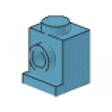 maersk blue brick modified 1 x 1 with headlight