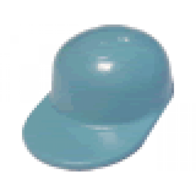maersk blue minifigure headgear cap - long flat bill