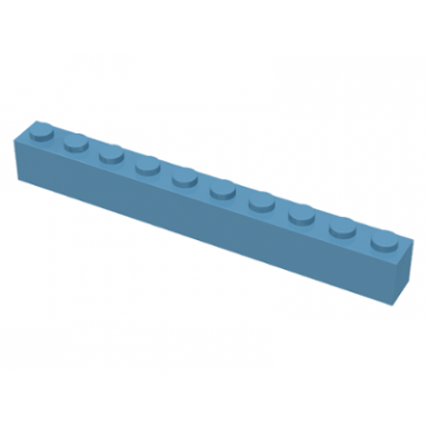 maersk blue brick 1 x 10