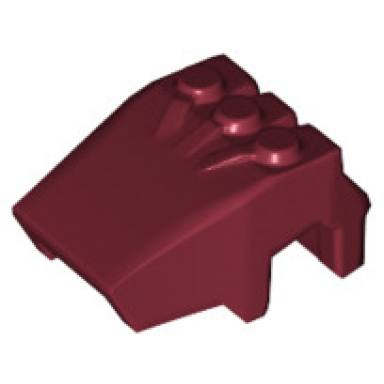 dark red hand gorilla fist fits minifigure hand
