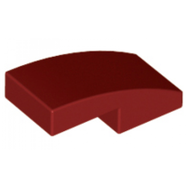 dark red slope curved 2 x 1 x 2 3