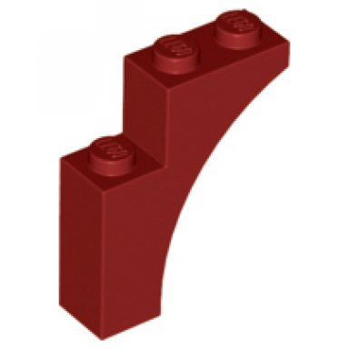 dark red arch 1 x 3 x 3
