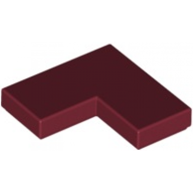 dark red tile 2 x 2 corner