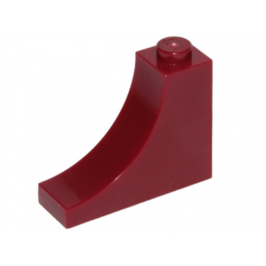 dark red arch 1 x 3 x 2 inverted