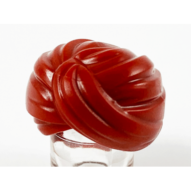 dark red minifigure headgear turban without hole