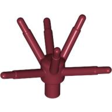 dark red plant flower stem with bar and 6 stems