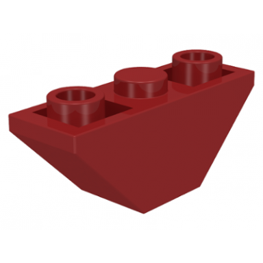 dark red slope inverted 45 3 x 1 double