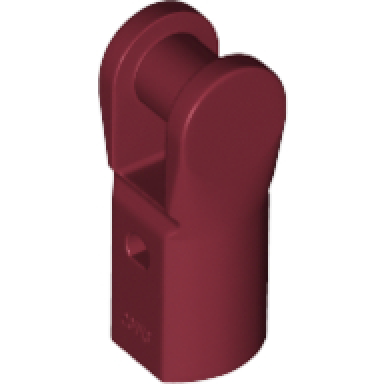 dark red bar holder with handle