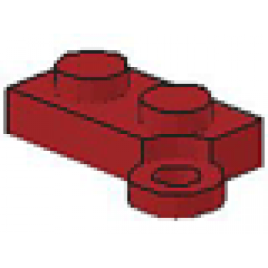 dark red hinge plate 1 x 4 swivel base
