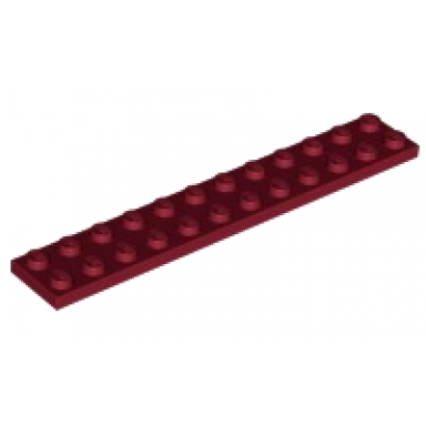 dark red plate 2 x 12