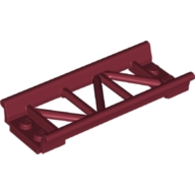 dark red train track roller coaster straight 8l