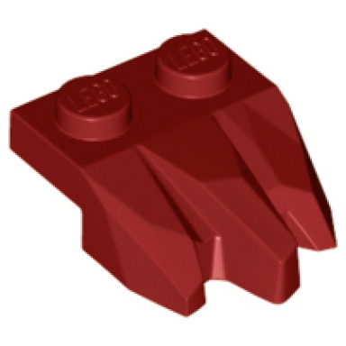 dark red plate modified 1 x 2 with 3 claws rock fingers