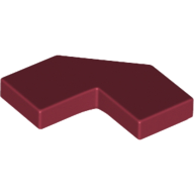 dark red tile modified facet 2 x 2