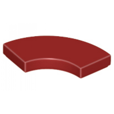dark red tile round corner 2 x 2 macaroni