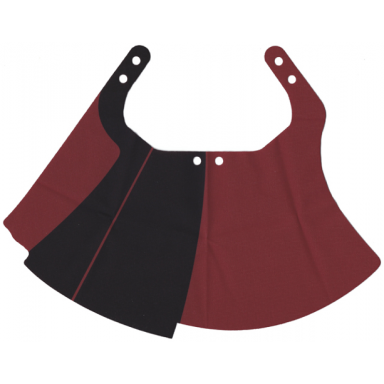 dark red cloth skirt with 6 holes and black pattern large buildable figures