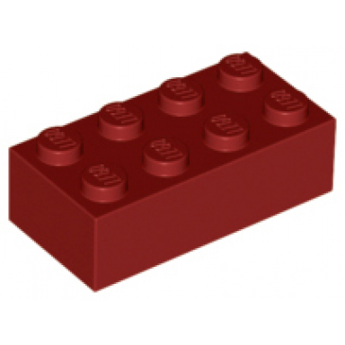 dark red brick 2 x 4