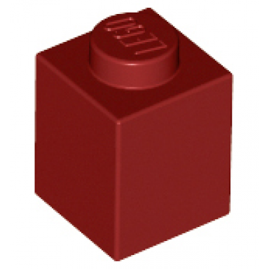 dark red brick 1 x 1