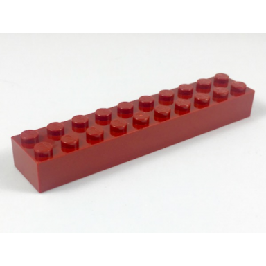 dark red brick 2 x 10