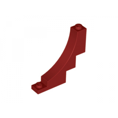 dark red arch 1 x 5 x 4 inverted
