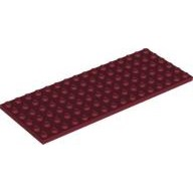 dark red plate 6 x 16
