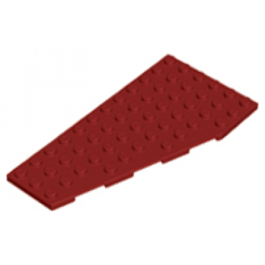 dark red wedge plate 12 x 6 left