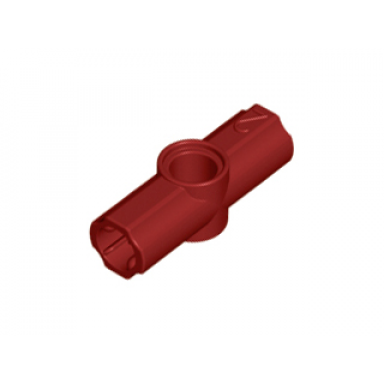 dark red technic axle and pin connector angled 2 - 180 degrees