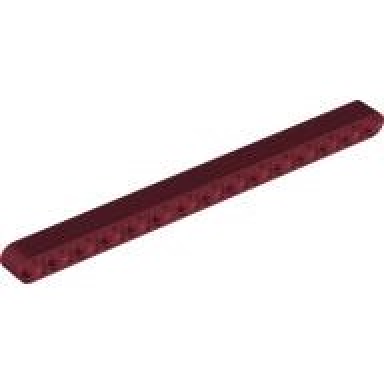 dark red technic liftarm thick 1 x 15