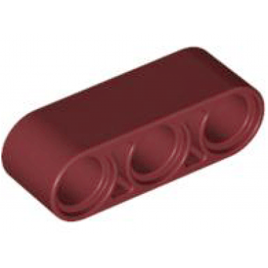 dark red technic liftarm thick 1 x 3