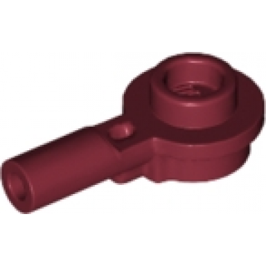 dark red bar 1l with 1 x 1 round plate with hollow stud