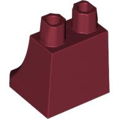 dark red lower body skirt